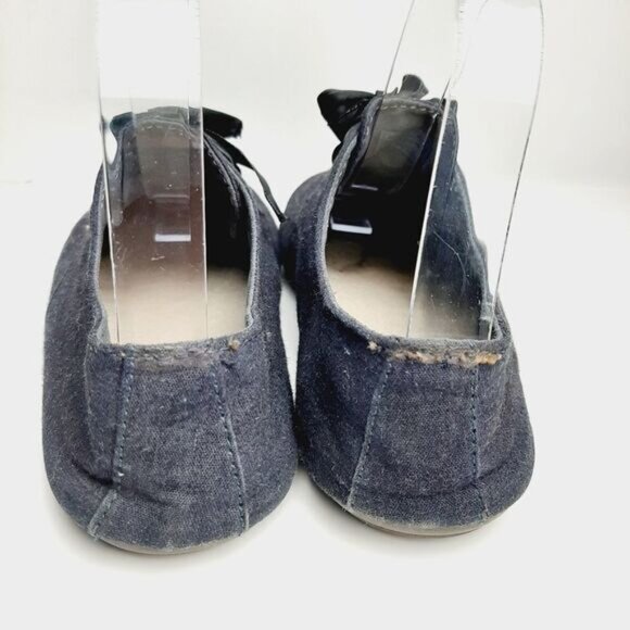 SANUK Bianca TX Comfy Lace-Up Textile Flat Shoes Navy Sz 7.5 - Picture 8 of 12